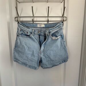 Abercrombie & Fitch Light Blue Jean Shorts